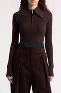 HUGO Seliot Rib Polo Sweater