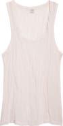 TOTEME Crinkled Cotton Blend Gauze Tank