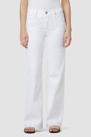 Hudson Jeans Rosie High-Rise Wide Leg Ankle Cuff