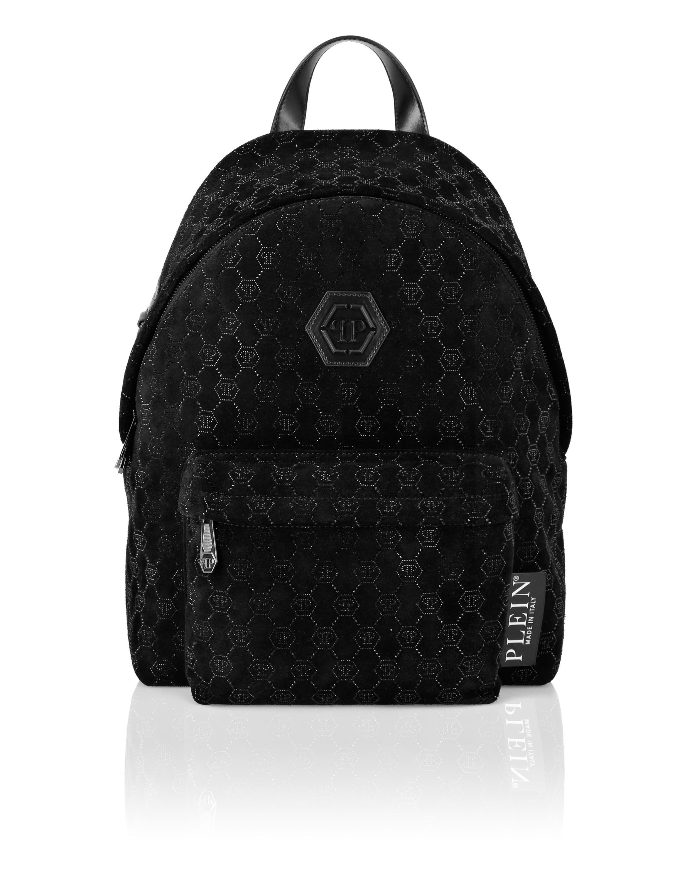 Backpack Monogram Men, Main, color, black/black