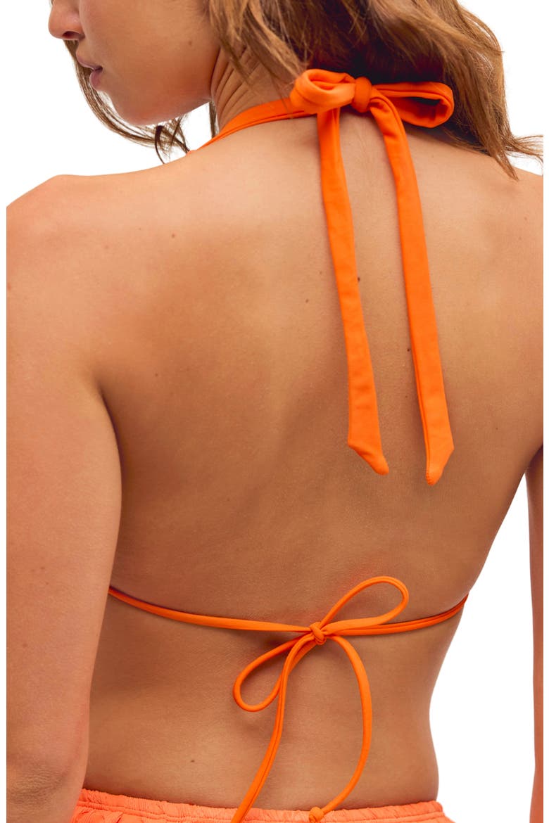 Brandi Knit Bikini Top, Alternate, color, NECTARINE