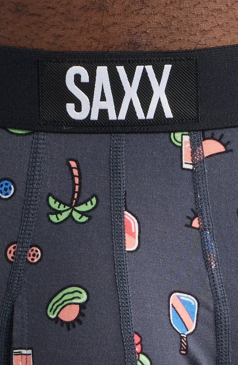 SAXX Assorted 2-Pack Ultra Super Soft Boxer Briefs, Alternate, color, Pickleball Paradise/ Black