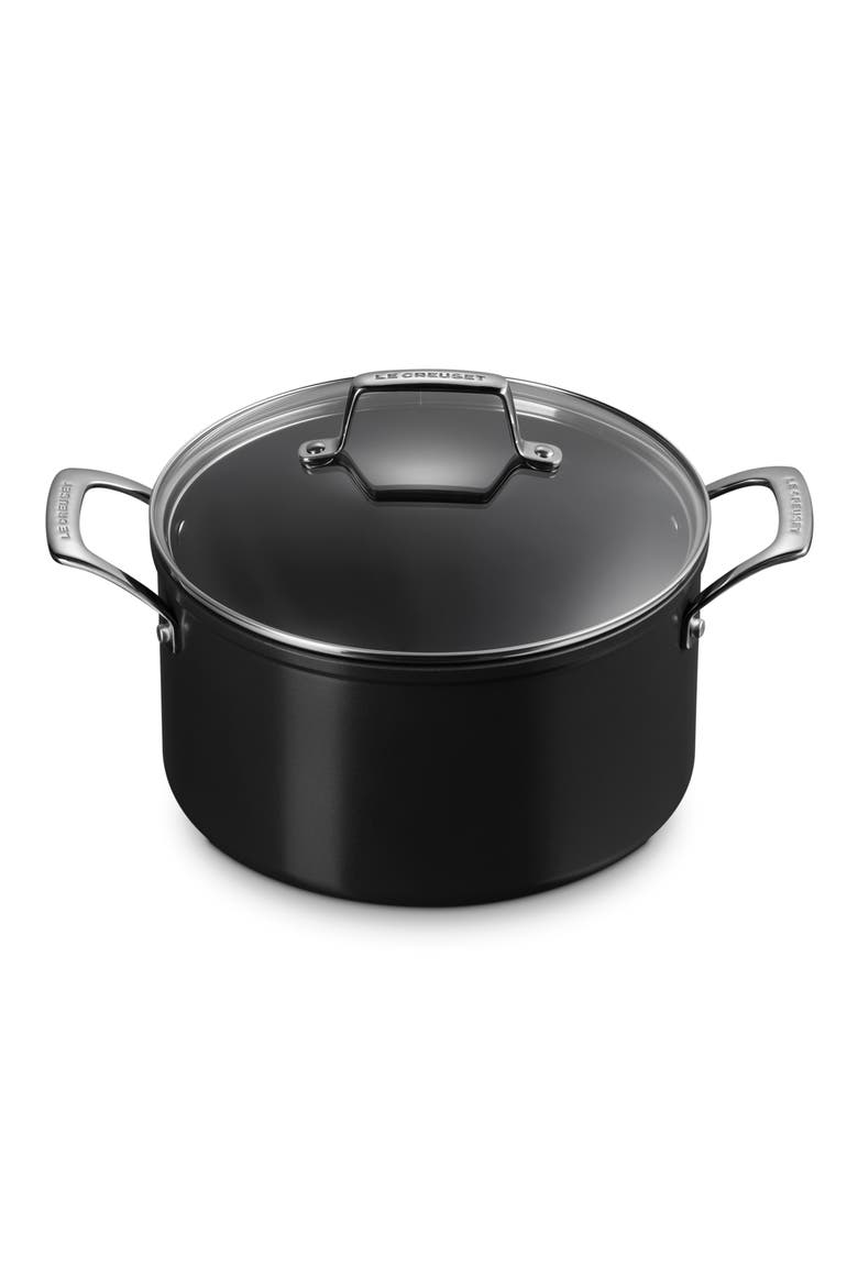 13-Piece Essential Nonstick Ceramic Cookware Set, Alternate, color, SILVER/BLACK