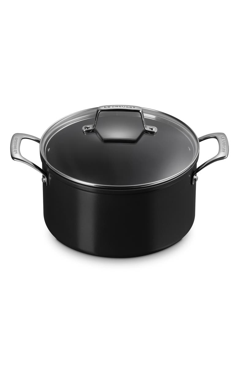 Le Creuset 13-Piece Essential Nonstick Ceramic Cookware Set, Alternate, color, Silver/Black