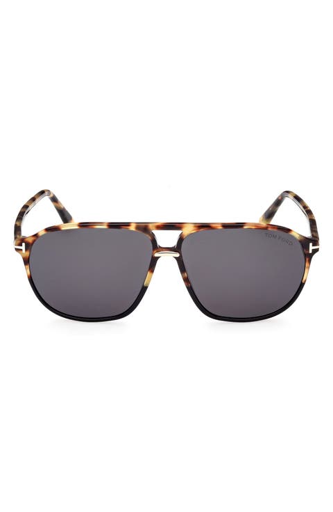 Bruce 61mm Navigator Sunglasses