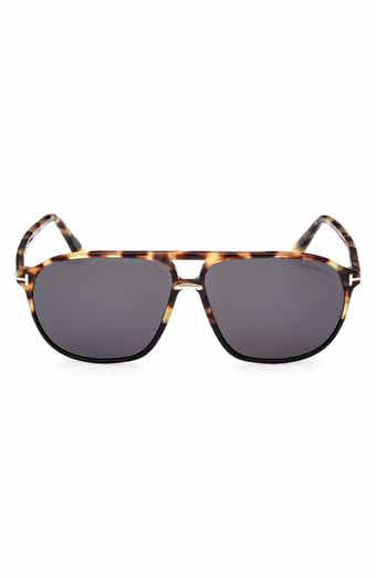 TOM FORD Bruce 61mm Navigator Sunglasses