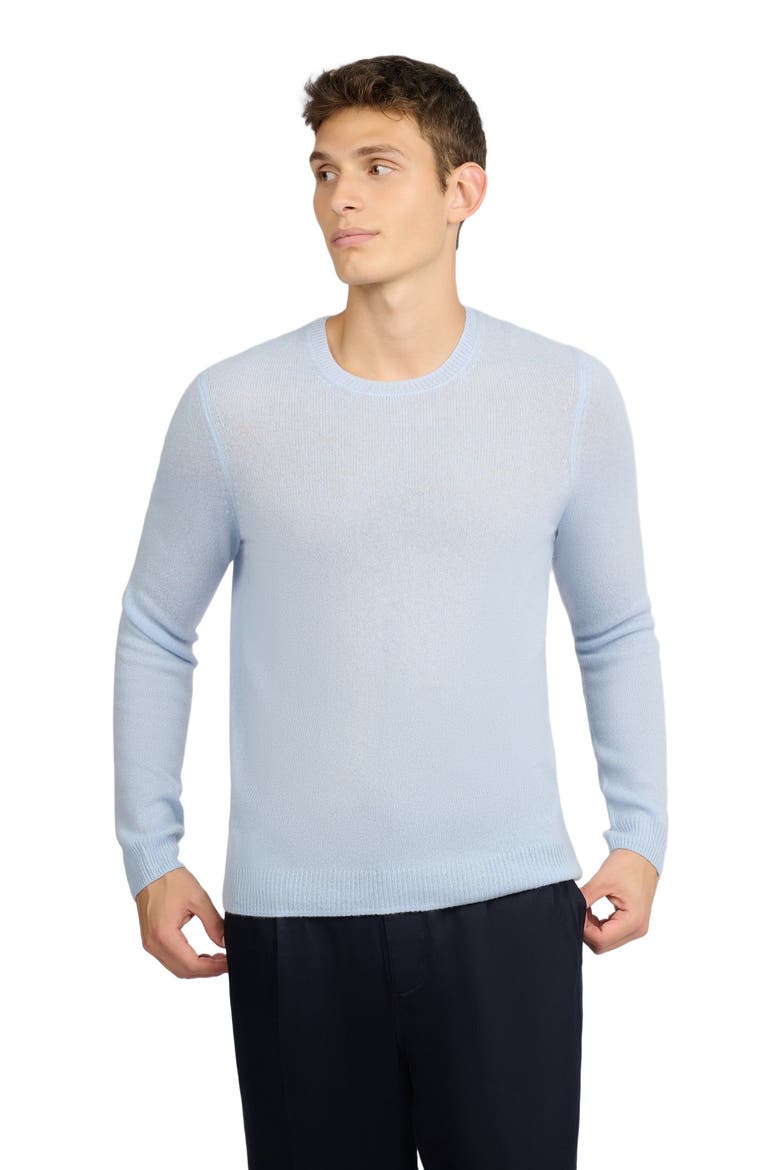 Featherweight Cashmere Sweater, Alternate, color, SOFT SKY