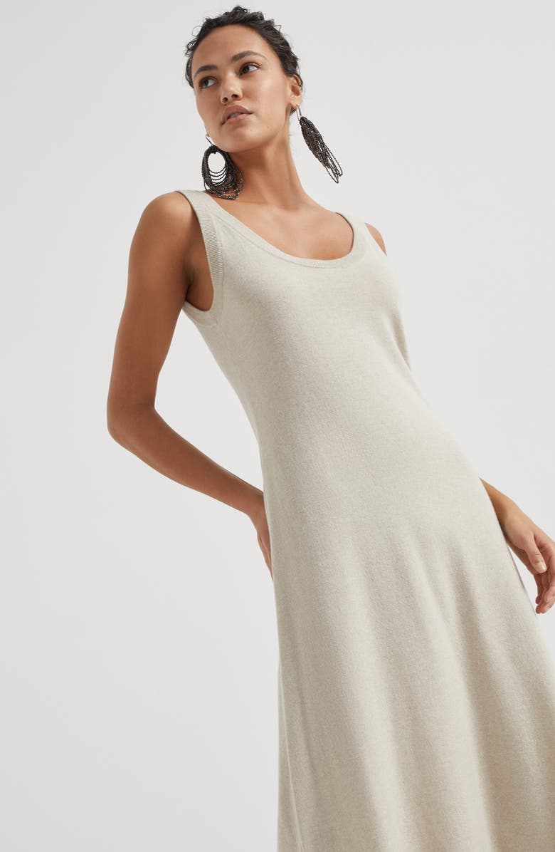 Brunello Cucinelli Cashmere knit dress, Alternate, color,