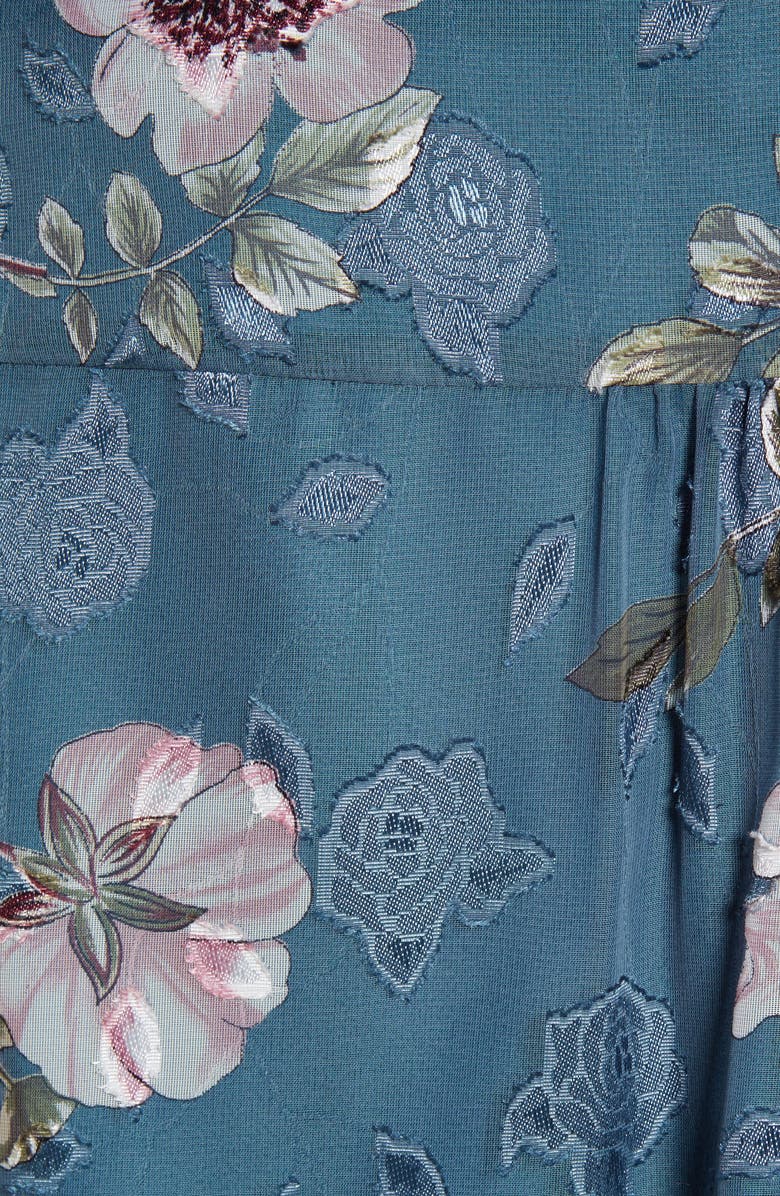 ASTR the Label Surplice Cut Velvet Top, Alternate, color, 