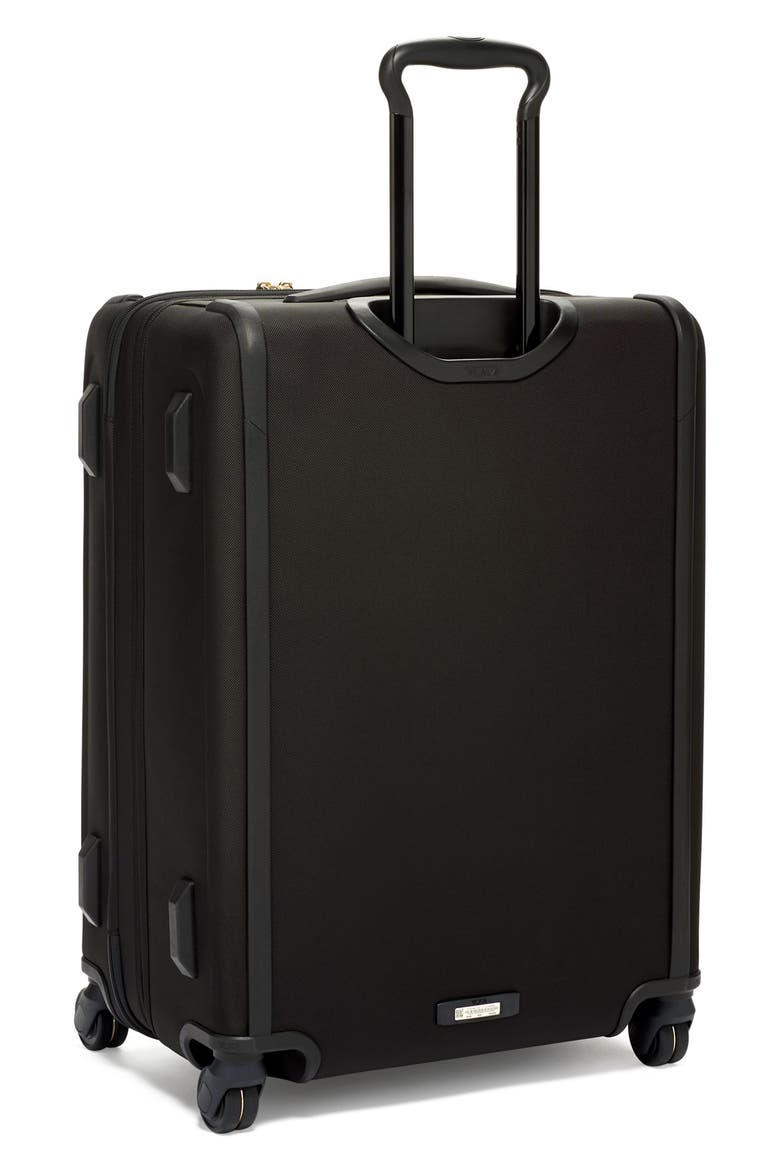 Short Trip 26-Inch Expandable 4-Wheel Packing Case, Alternate, color, BLACK/ GOLD