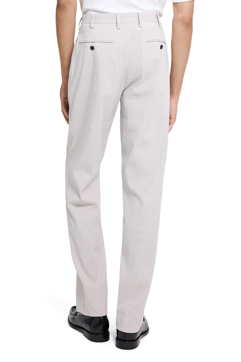 Linen Blend Standard Pants, Alternate, color, SILVER CLOUD