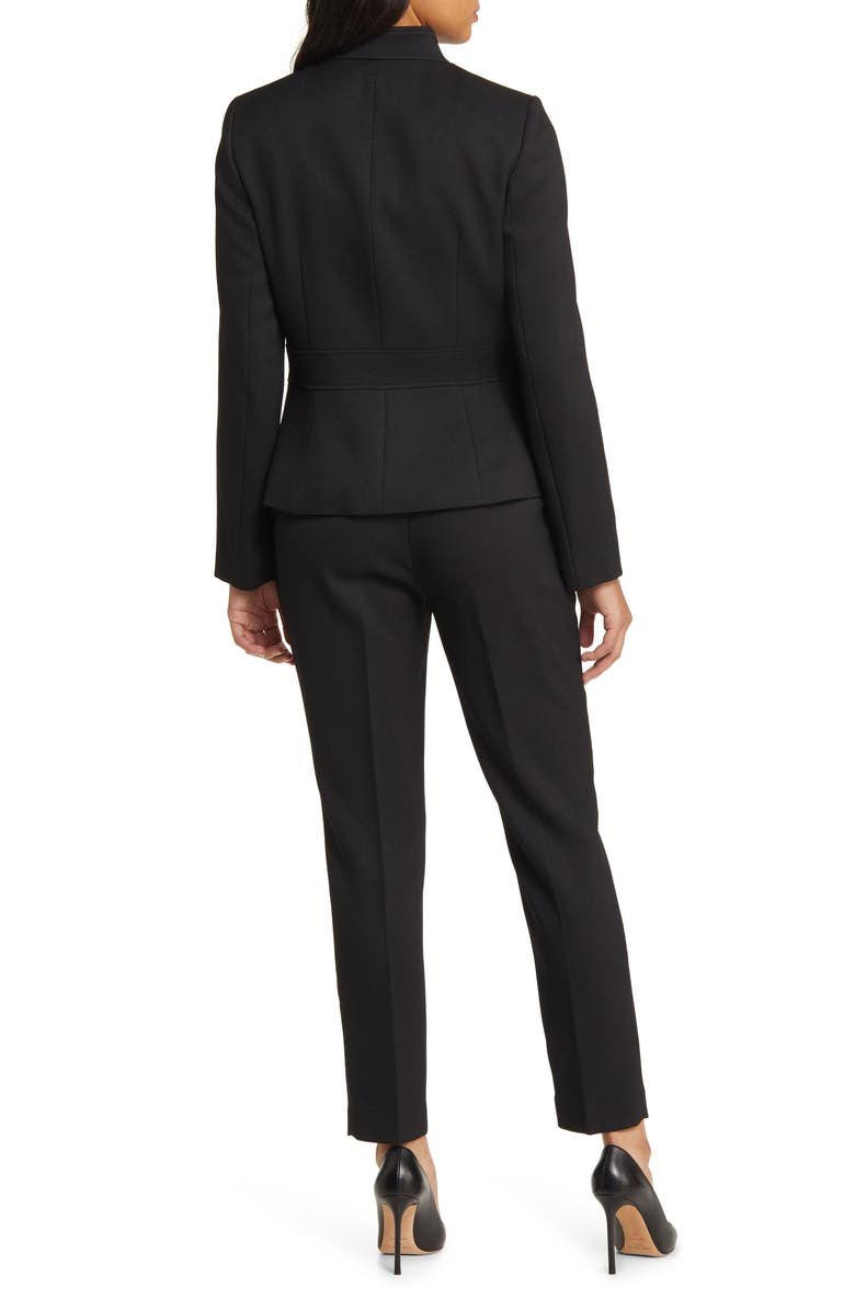 Tahari ASL Stand Collar Jacket & Pants, Alternate, color,