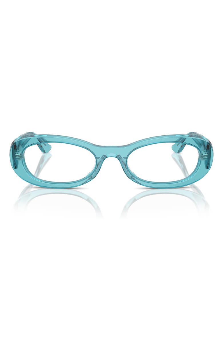 VOGUE 53mm Oval Optical Glasses, Main, color,