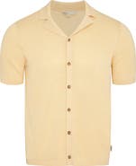 Onia Cotton Linen Blend Camp Sweater