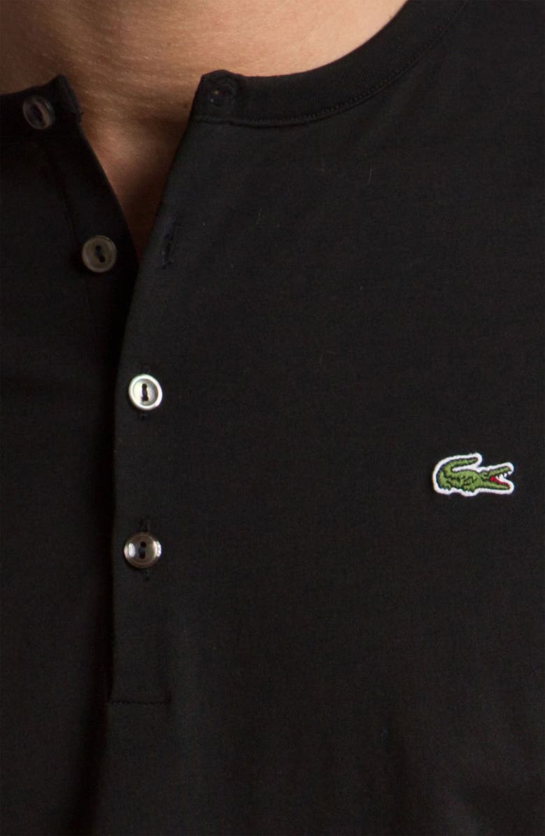 Lacoste Short Sleeve Henley T-Shirt, Alternate, color, 