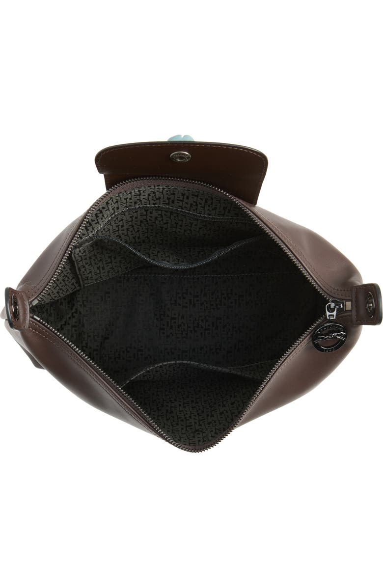 Longchamp Medium Le Pliage Xtra Leather Hobo Bag, Alternate, color, Mocha