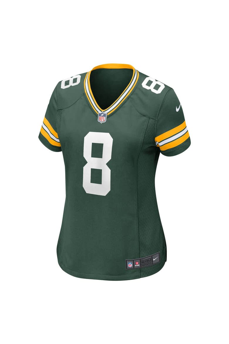 Women's Nike Josh Jacobs  Green Green Bay Packers Team Game Jersey, Alternate, color, Green