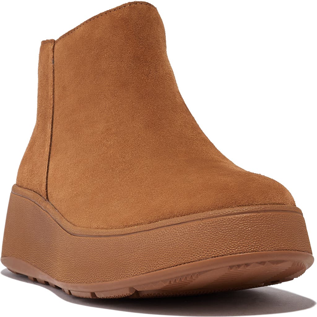 Fitflop F-mode Platform Bootie In Brown