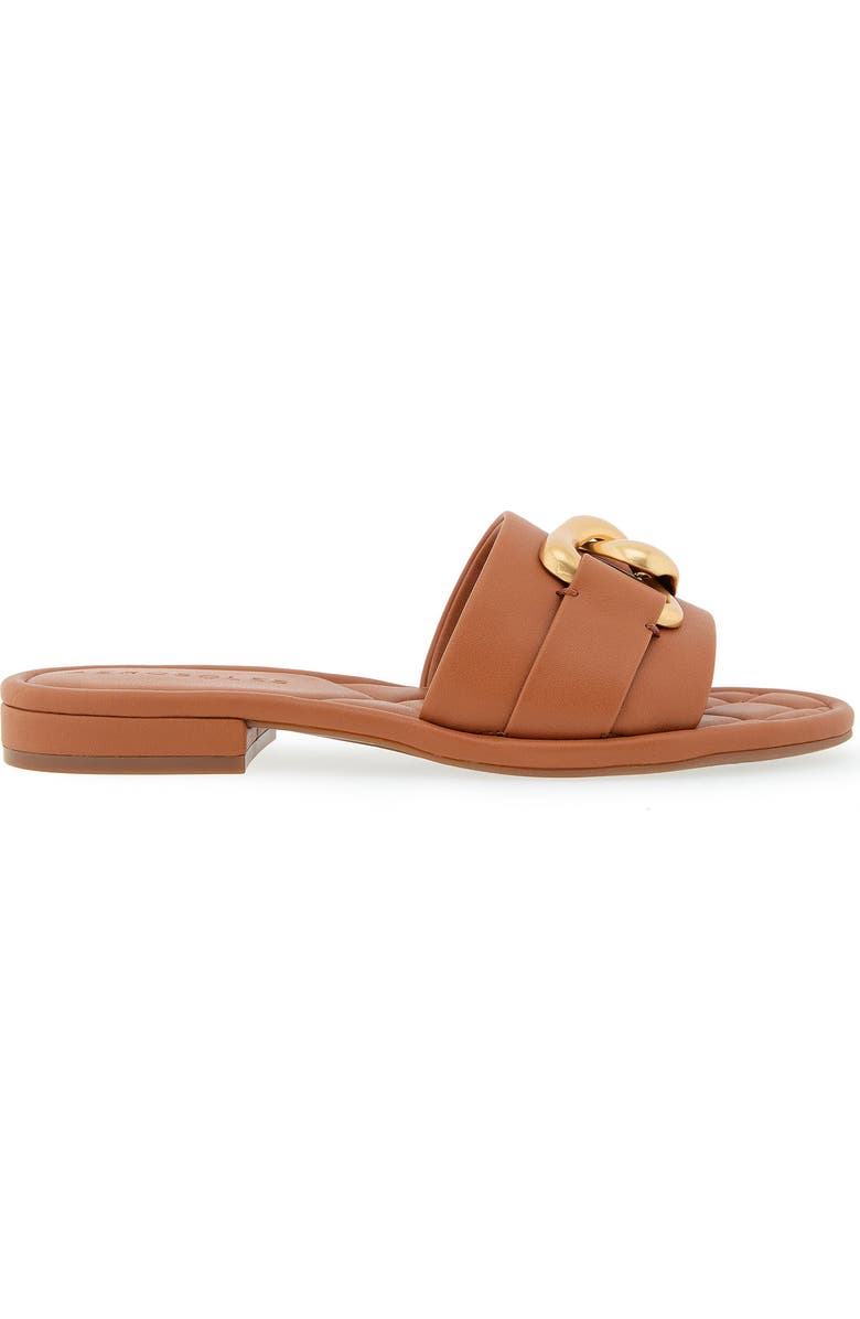 Aerosoles Big Charm Slide Sandal, Alternate, color, Tan Pu Leather