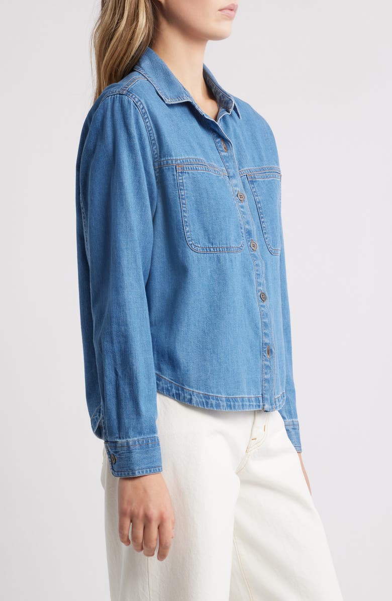 beachlunchlounge Oakley Denim Shirt, Alternate, color, 