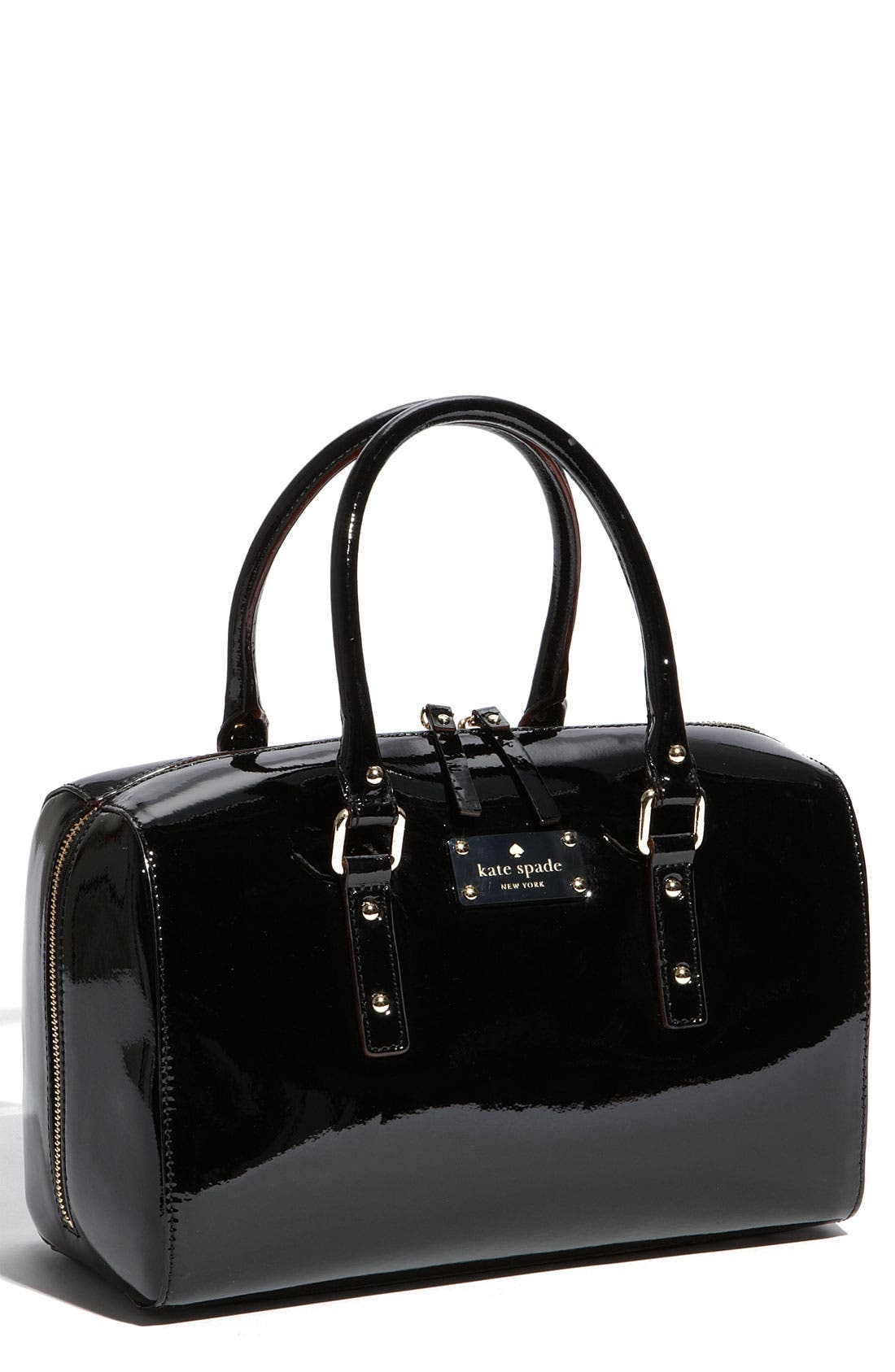 'flicker - melinda' satchel, Main, color, BLACK