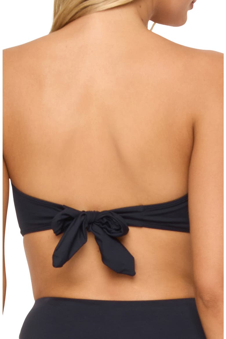 Jasper Bandeau Bikini Top, Alternate, color, AFTER MIDNIGHT