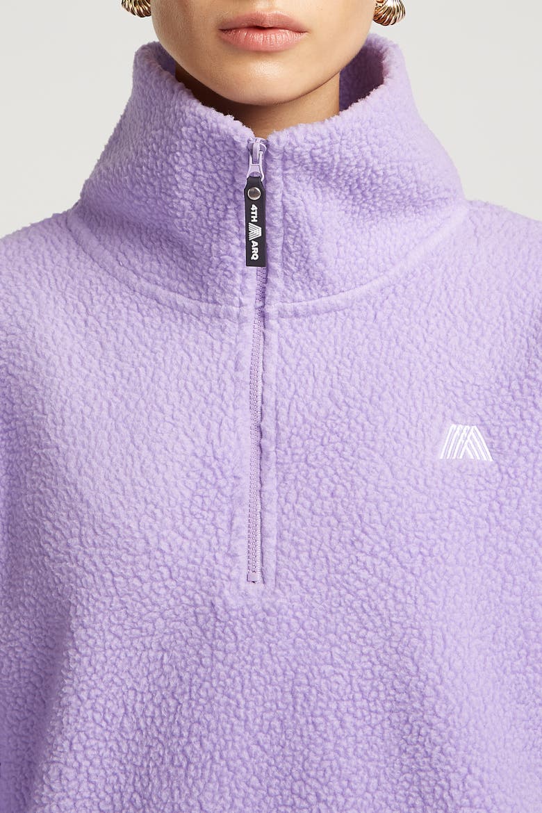 Lennox Half-Zip Long Sleeve Sweatshirt, Alternate, color, Violet