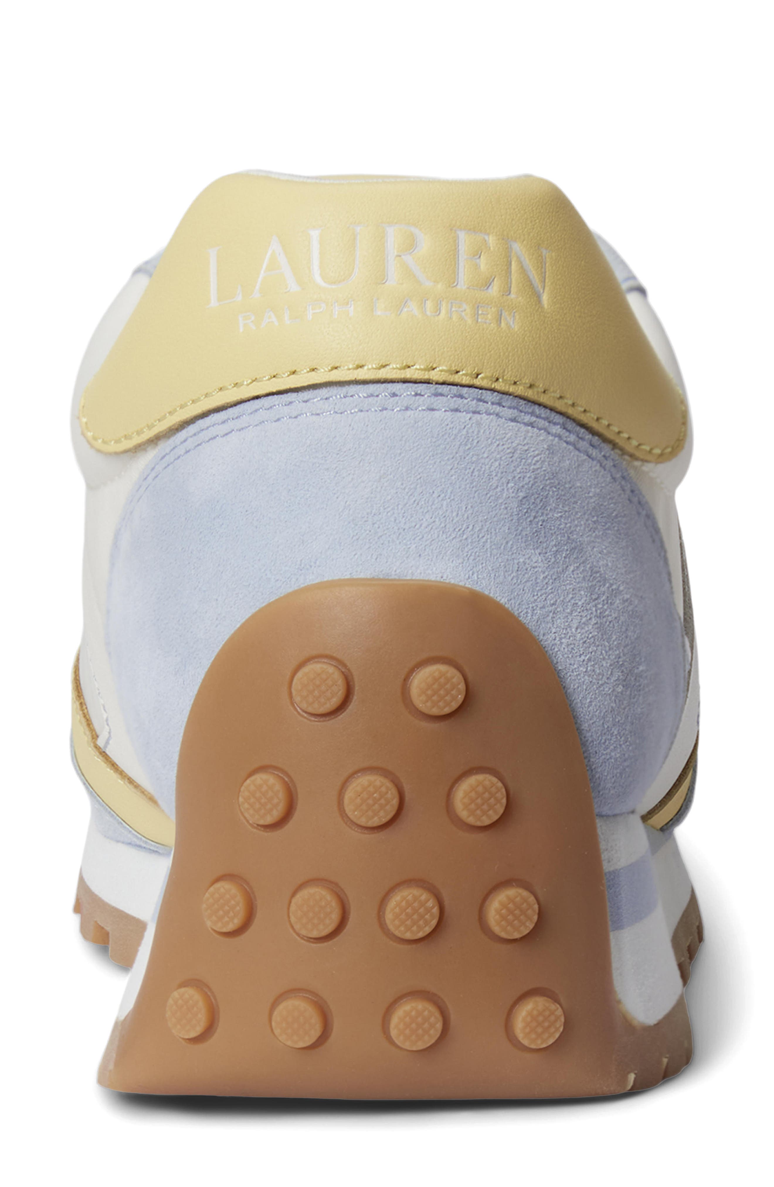 Lauren Ralph Lauren Dani Sneaker, Alternate, color, Alpine Blue/ White/ Lemon
