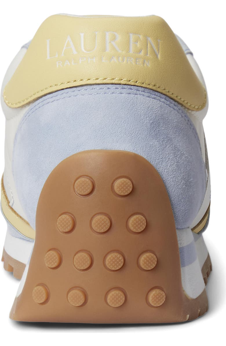 Lauren Ralph Lauren Dani Sneaker, Alternate, color, Alpine Blue/ White/ Lemon