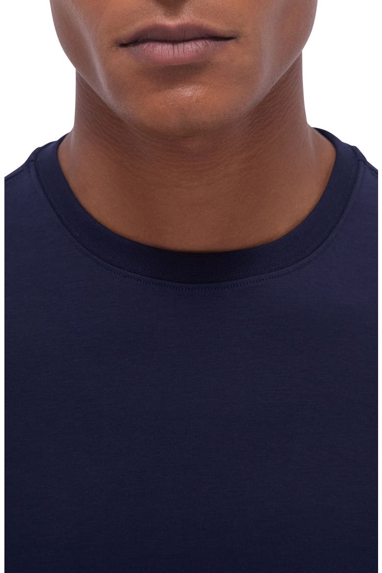 Hank Solid Pima Cotton T-Shirt, Alternate, color, NAVY