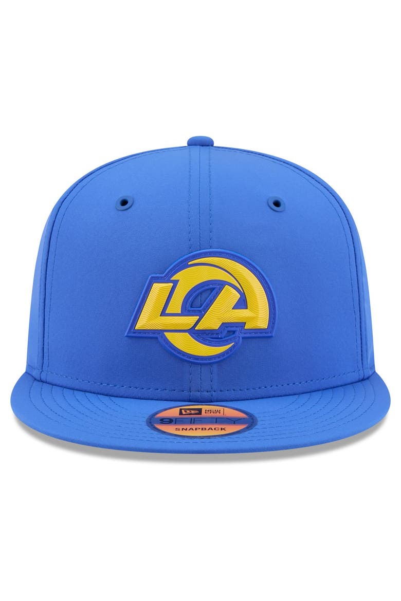 Men's New Era Royal Los Angeles Rams 2026 Sideline 9FIFTY Snapback Hat, Alternate, color, Royal