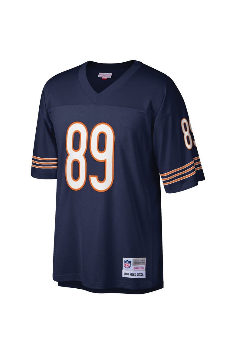 Men's Mitchell & Ness Mike Ditka Navy Chicago Bears Legacy Replica Jersey, Alternate, color, Navy