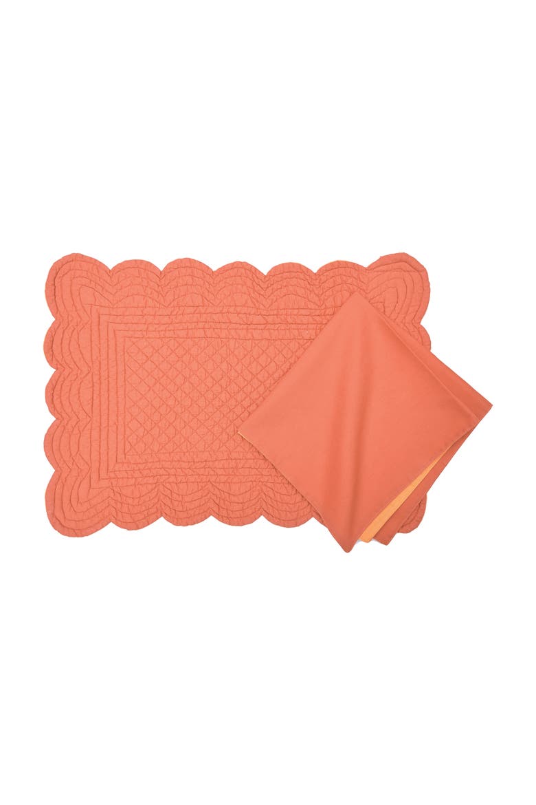Tangerine Napkin Set of 6, Alternate, color, Orange