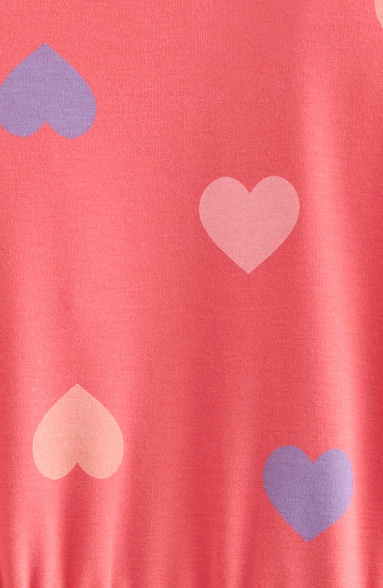 Tucker + Tate Kids' Easy Pocket Long Sleeve Dress, Alternate, color, Pink Honey Simple Heart