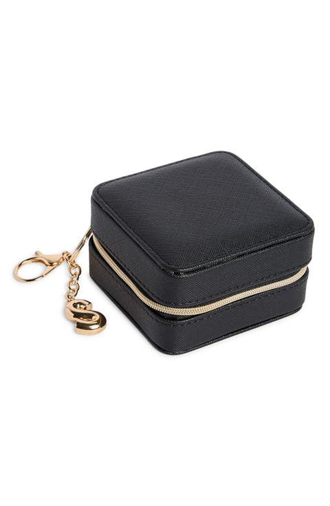 Detachable Initial Charm Jewelry Box