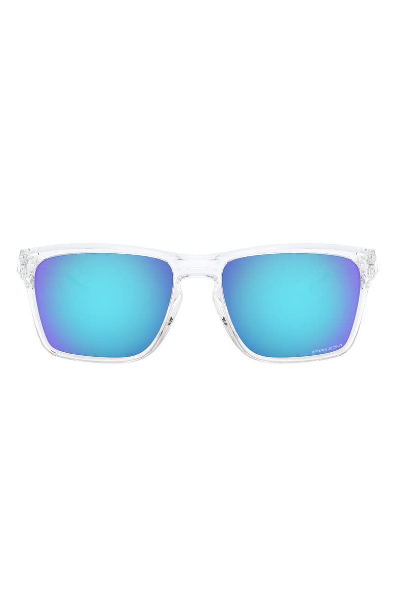 Oakley Sylas 57mm Prizm<sup>™</sup> Keyhole Sunglasses, Main, color,