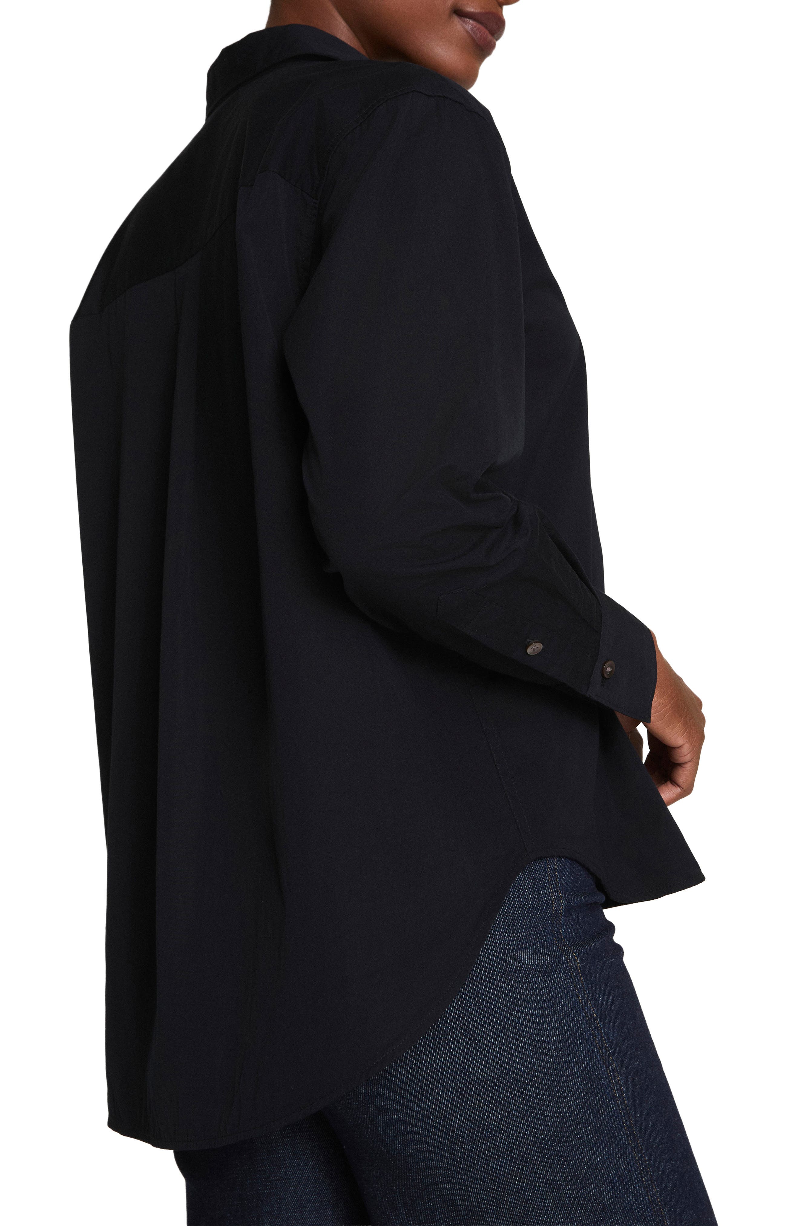 Relaxed Fit Poplin Button-Up Shirt - image 2