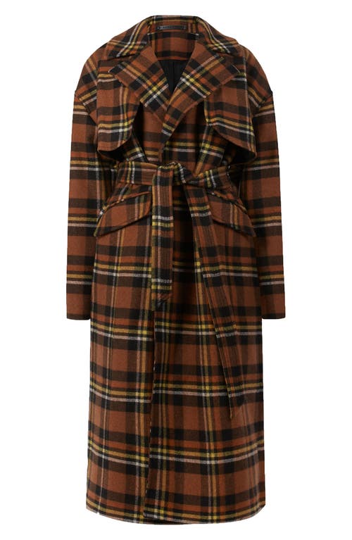 Allsaints Bree Coat In Brown