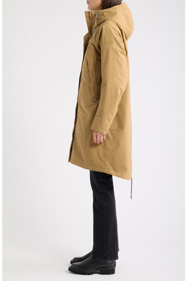 Hvaler Waterproof Insulated Raincoat, Alternate, color, ELMWOOD