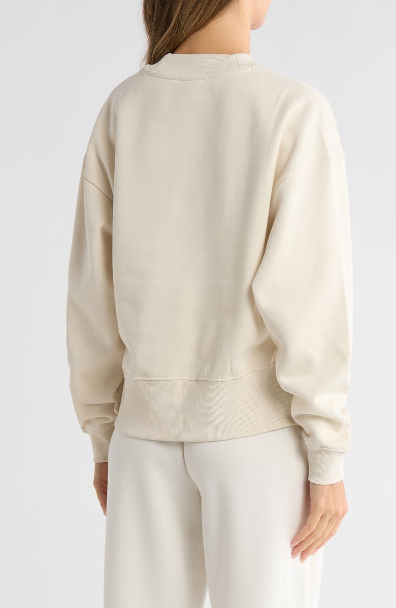 PUMA Essential V-Neck Sweatshirt, Alternate, color, Alpine Snow