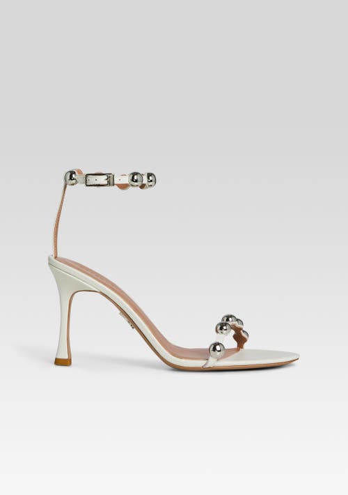 Retroféte Retrofête Amata Embellished Heel In White/silver