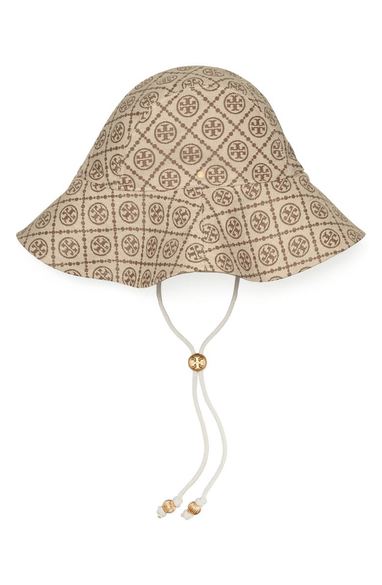 Tory Burch T Monogram Bucket Hat, Alternate, color, 