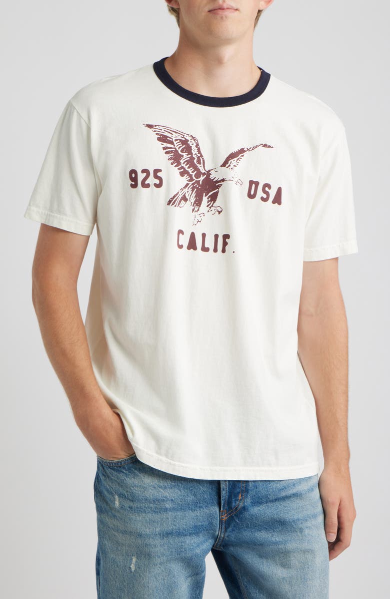 925 Originals Eagle Graphic T-Shirt, Main, color, Off White
