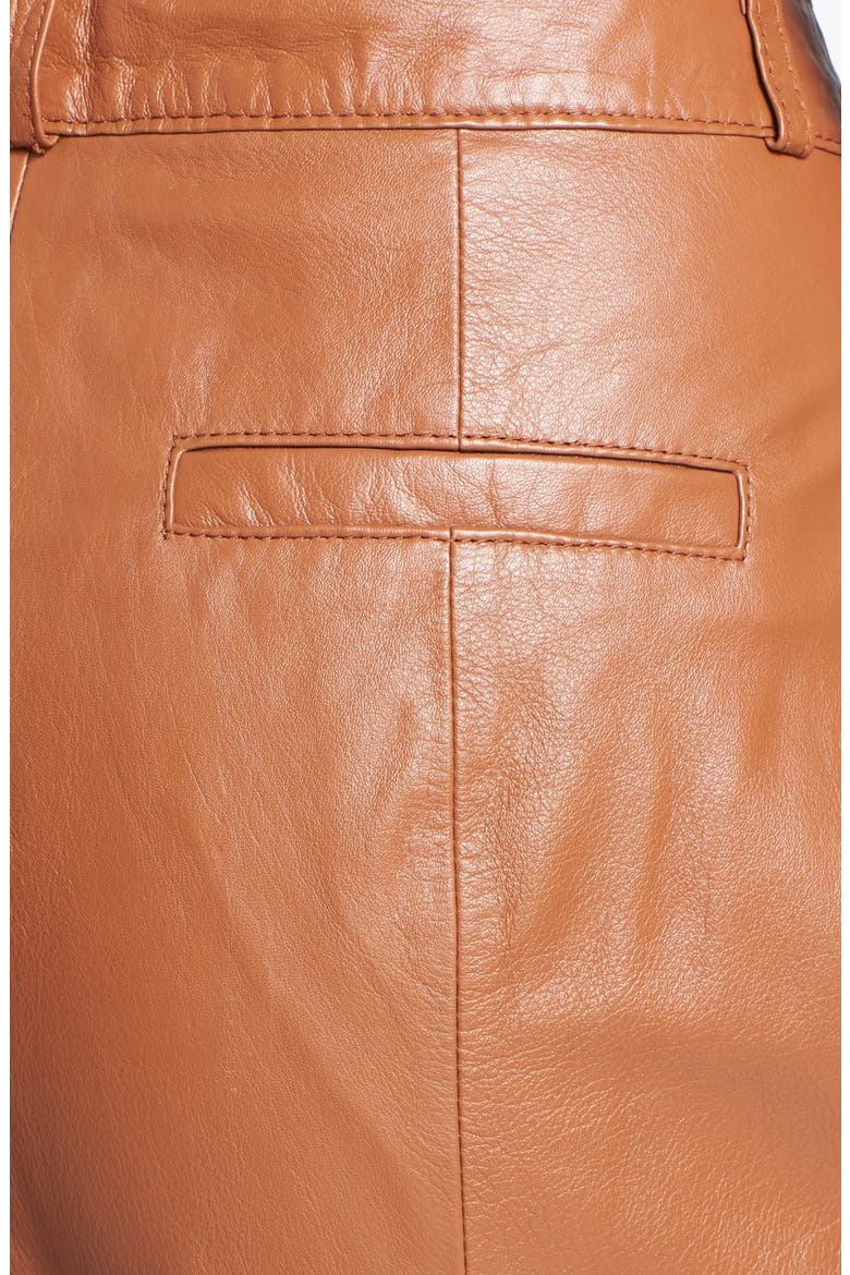 'Phoenix' Slouchy Leather Pants, Alternate, color, COGNAC