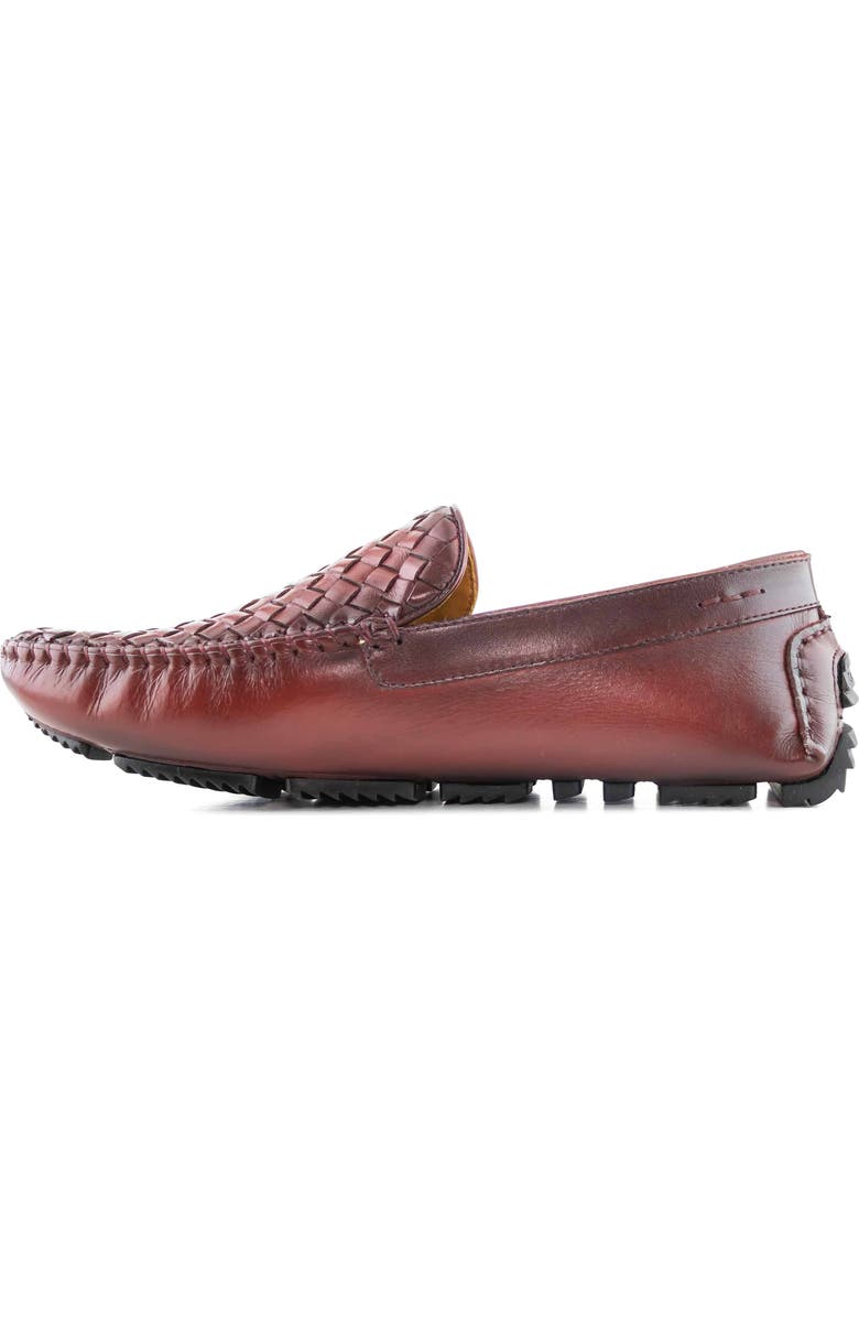 Marc Joseph New York Spring Street Woven Leather Driving Loafer, Alternate, color,
