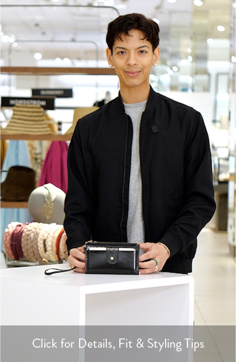 Kali Leather Phone Wristlet, sales video thumbnail