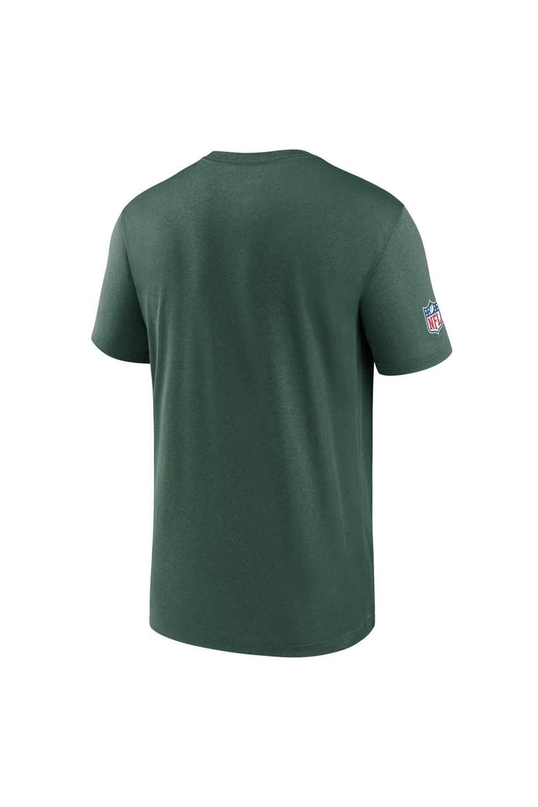 Men's Nike Green Green Bay Packers Sideline Legend Small Logo Dri-FIT T-Shirt, Alternate, color, Green
