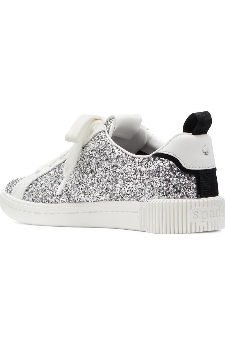 Kate Spade New York signature sneaker, Alternate, color, Silver Multi.