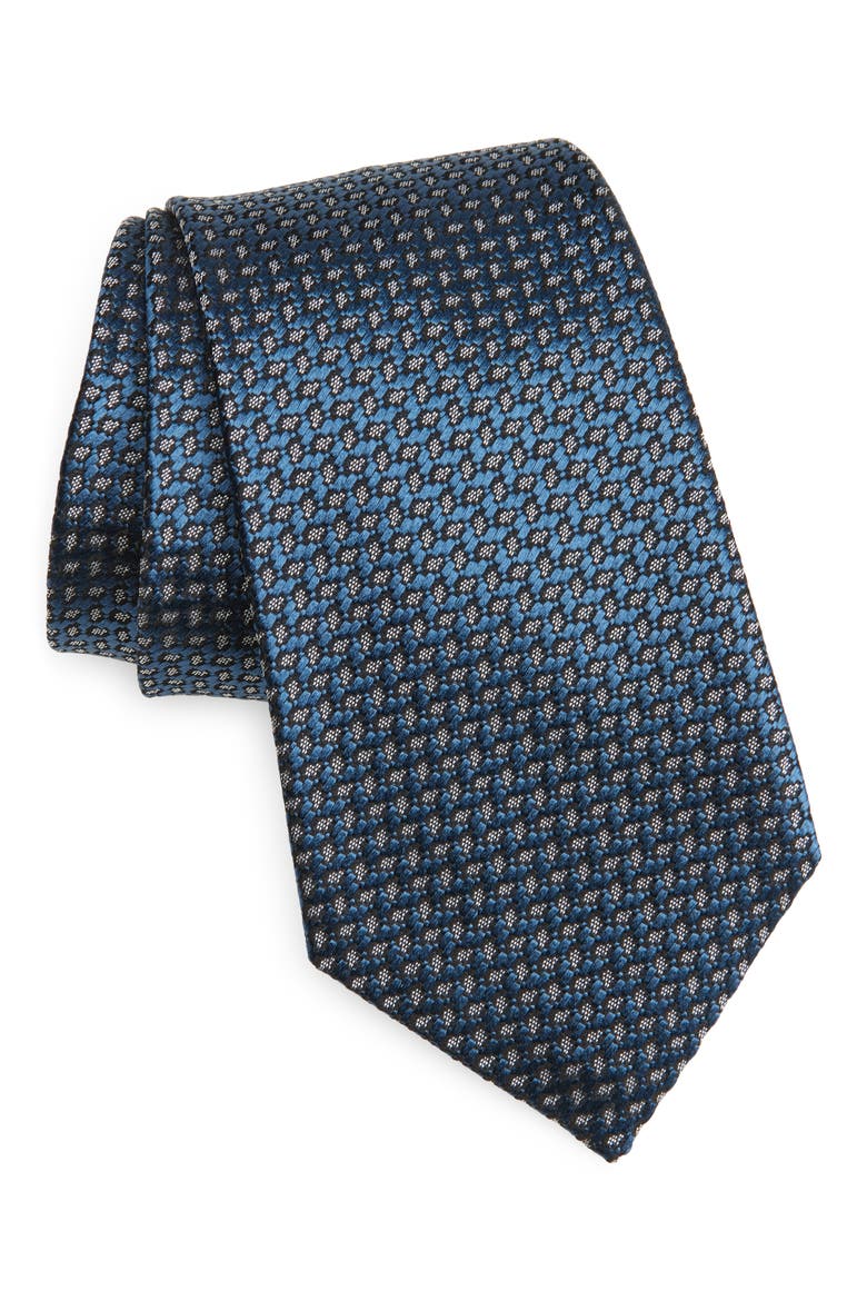 Silk Tie, Main, color, TEAL BLUE