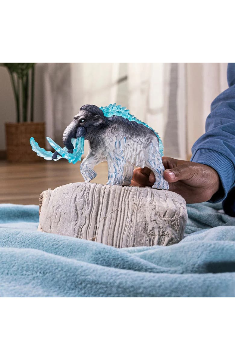 Schleich Eldrador Creatures Ice Mammoth 6 Incn Action Figure, Alternate, color, Multicolored